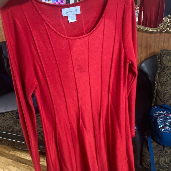Red maxi dress, very comfortable - Picture 2 of 2